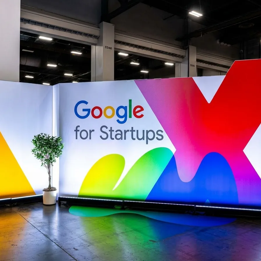 The Google for Startups stand at a conference